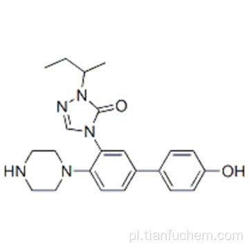 3H-1,2,4-Triazol-3-on, 2,4-dihydro-4- [4- [4- (4-hydroksyfenylo) -1-piperazynylo] fenylo] -2- (2-metylopropyl) - CAS 89848-21-5